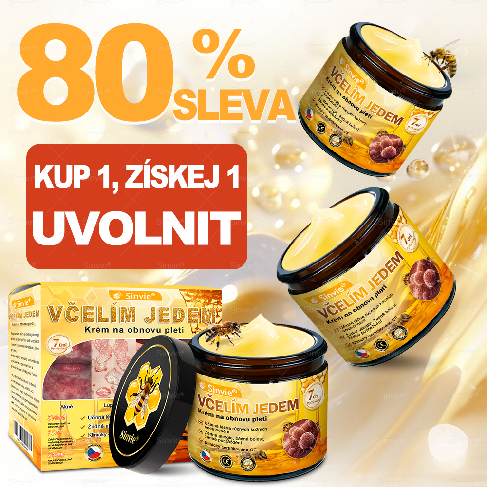 Sinvie® Krém na obnovu pleti s včelím jedem | 50 ml | Doporučeno Českou dermatovenerologickou společností