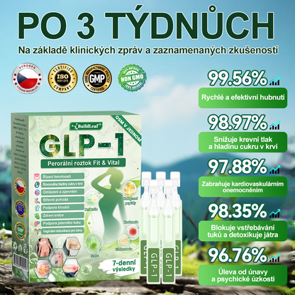🌿 Oficiální obchod ČR | BuildLeaf® GLP-1 8-v-1 Fit & Vital Řešení (Jednou denně, viditelné změny za 7 dní) ✅ Obezita, kardiovaskulární zdraví, cukrovka, spánková apnoe, zdraví střev, problémy se klouby a další.