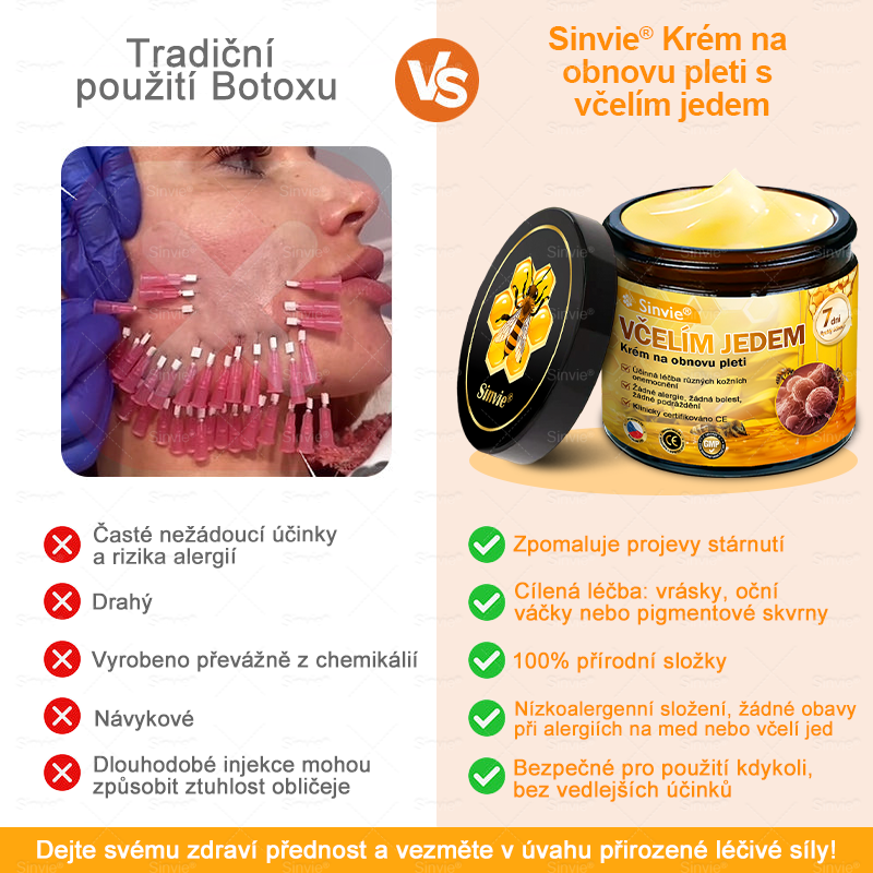 ✨Sinvie® Krém na obnovu pleti s včelím jedem | 50 ml | Doporučeno Českou dermatovenerologickou společností